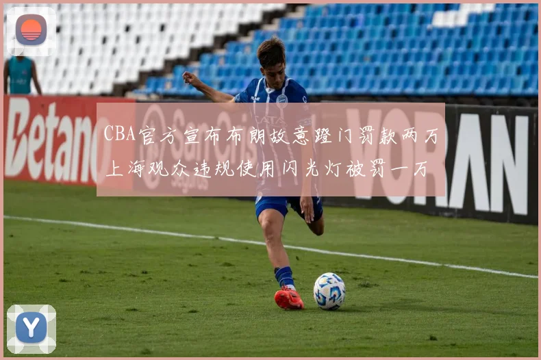 CBA官方宣布布朗故意蹬门罚款两万上海观众违规使用闪光灯被罚一万